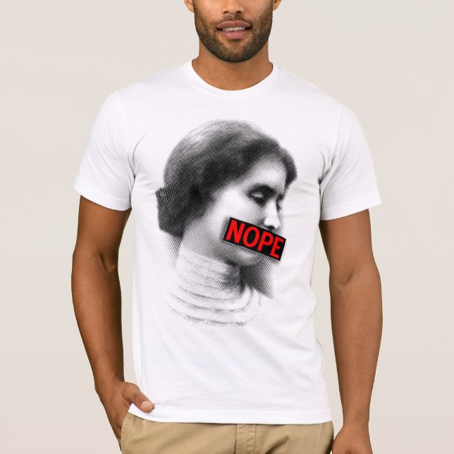 Helen Keller ████████ by SOPA T-Shirt (Front)