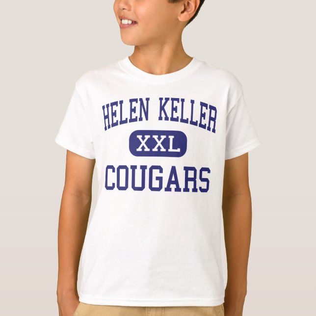 Helen Keller Cougars Middle Easton T-Shirt (Front)