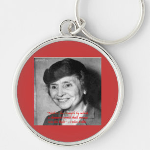 Helen Keller "Faith/Stength" Wisdom Quote Key Ring