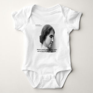 Helen Keller & Famous Deaf/Blind Quote Baby Bodysuit