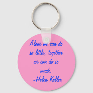 Helen Keller keychain