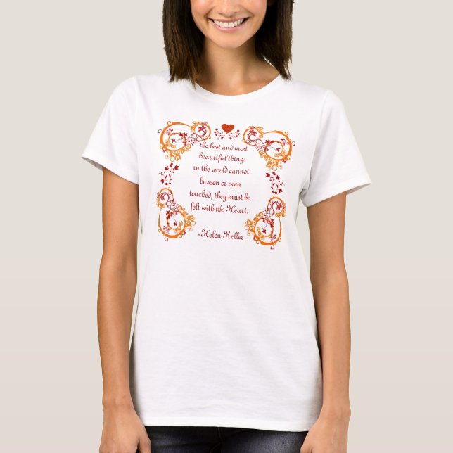 Helen Keller Quote T-Shirt (Front)
