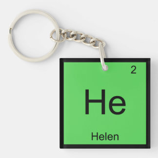Helen  Name Chemistry Element Periodic Table Key Ring