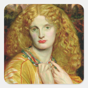 Helen of Troy, 1863 Square Sticker