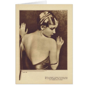 Helen Twelvetrees 1931 vintage portrait card