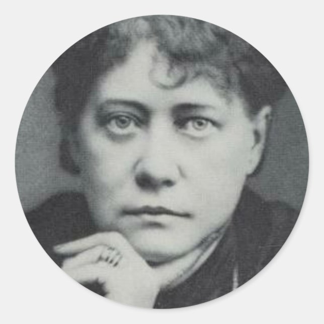 Helena Blavatsky Classic Round Sticker (Front)