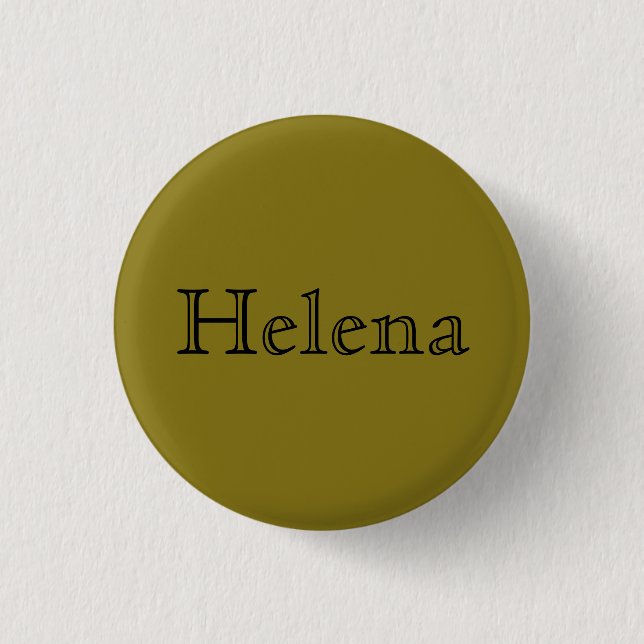 helena from Orphan Black name open font 3 Cm Round Badge (Front)