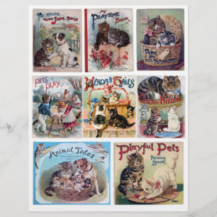 Helena Maguire Vintage Cats & Kittens Fussy Cuts