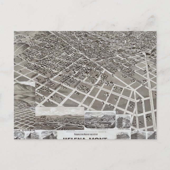 Helena, Mont Postcard (Front)