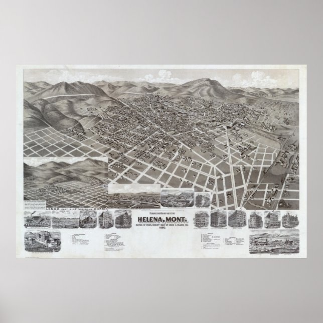 Helena, Mont Poster (Front)