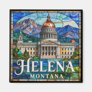 Helena Montana Cityscape 🏛️ Magnet