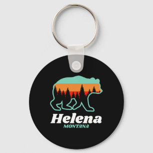 Helena Montana Fishing Skiing Snowboarding Bear Key Ring