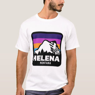 Helena Montana Fishing Skiing Snowboarding Family  T-Shirt