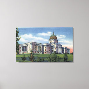 Helena, Montana - State Capitol Building View Canvas Print