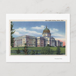 Helena, Montana - State Capitol Building View Postcard