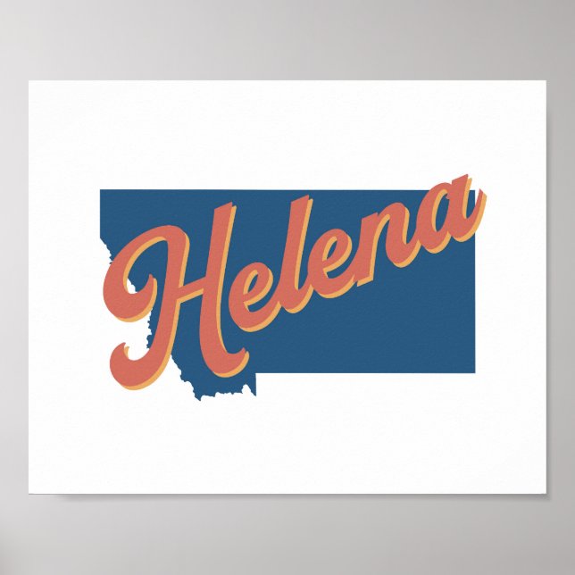 Helena, Montana state print (Front)