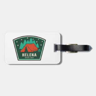 Helena National Forest Camping Luggage Tag