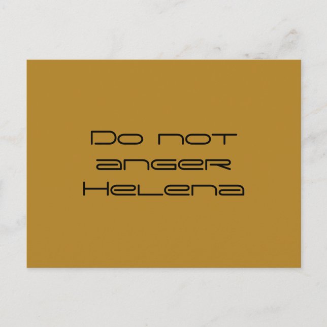 helena, quote from Orphan Black Tv show Postcard (Front)