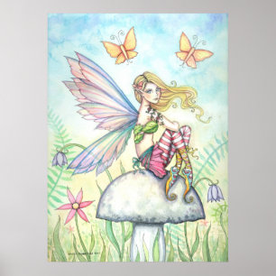 Helena's Garden Flower Fairy Poster