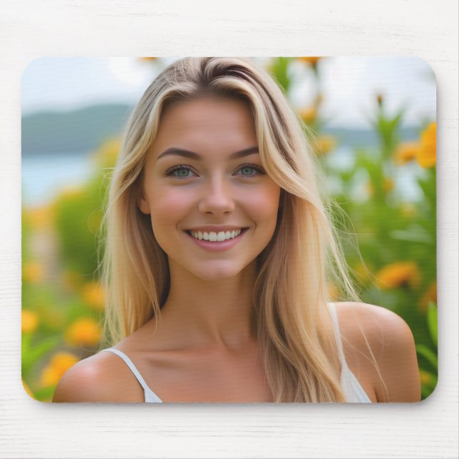 Helena's Paradise: A Coastal Dream Mouse Mat (Front)