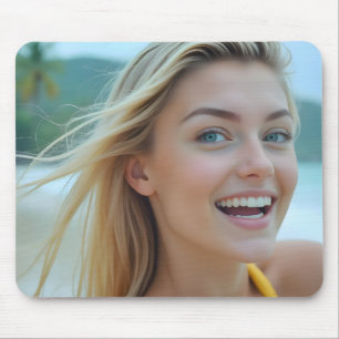 Helena's Seaside Portrait Mouse Mat