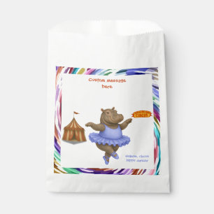 Helene circus hippo favour bags
