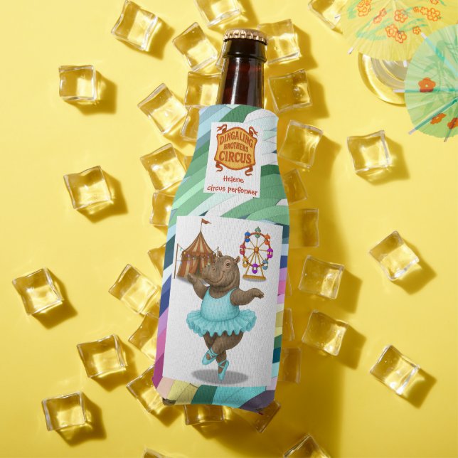 Helene circus performer bottle cooler (In Situ Summer)