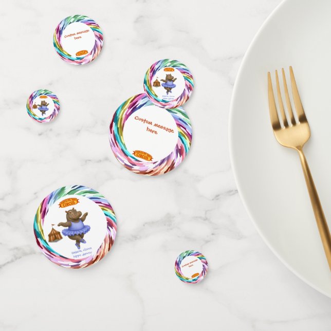 Helene circus performer confetti (Group)
