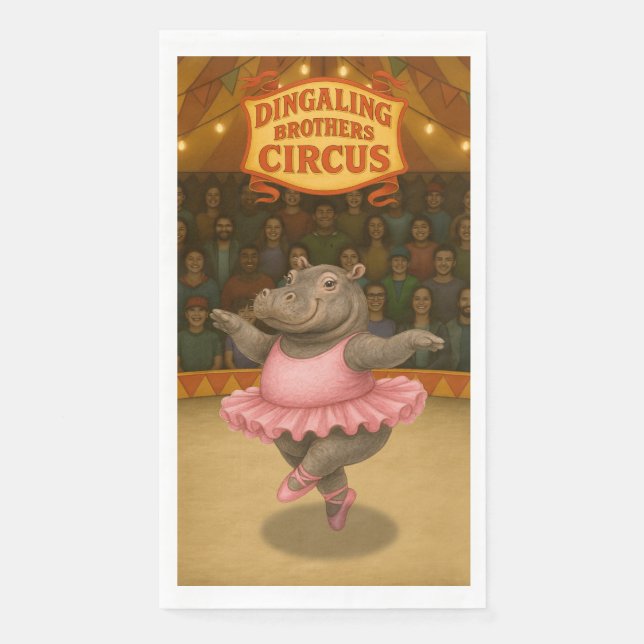 Helene circus performer napkin (Front)
