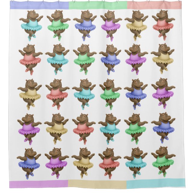 Helene circus performer shower curtain (Front)
