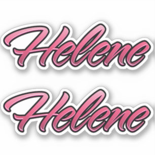 Helene faded pink sticker sticker embroiderset