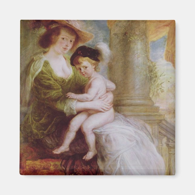 Helene Fourment  and her son Frans Magnet (Front)