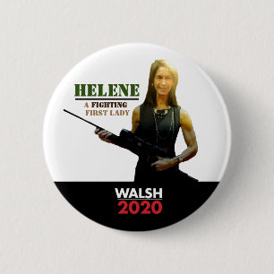 Helene Miller Walsh for First Lady 6 Cm Round Badge