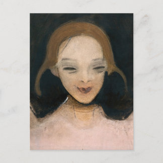 Helene Schjerfbeck - Smiling Girl Postcard