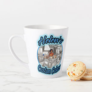 Helen's Custom Cakes Latte Mug