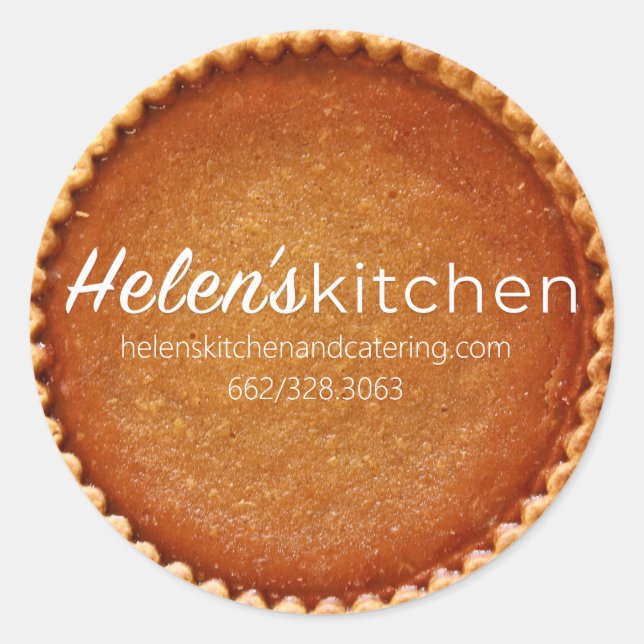 Helen's Sticker / Pie Sticker (Front)