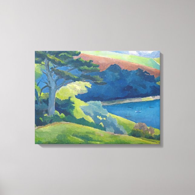 Helford Passage Cornwall Canvas Print (Front)