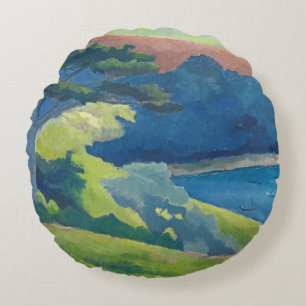 Helford Passage Cornwall Round Cushion