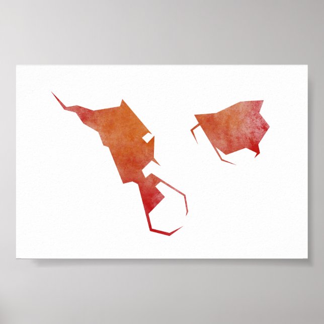Helgoland Map Poster (Front)