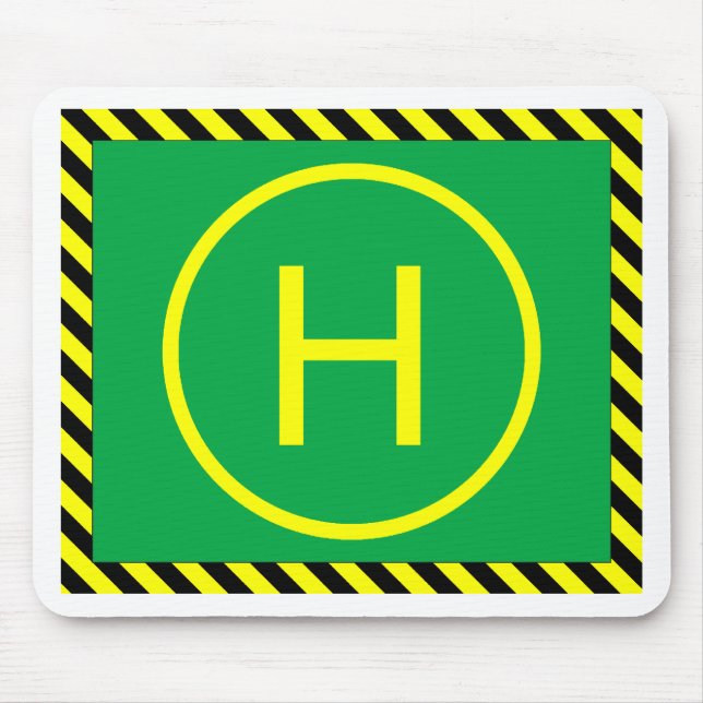 Heli landing Pad Mouse Mat (Front)