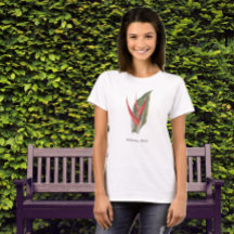 Heliconia 1800s Vintage Botanical T-Shirt
