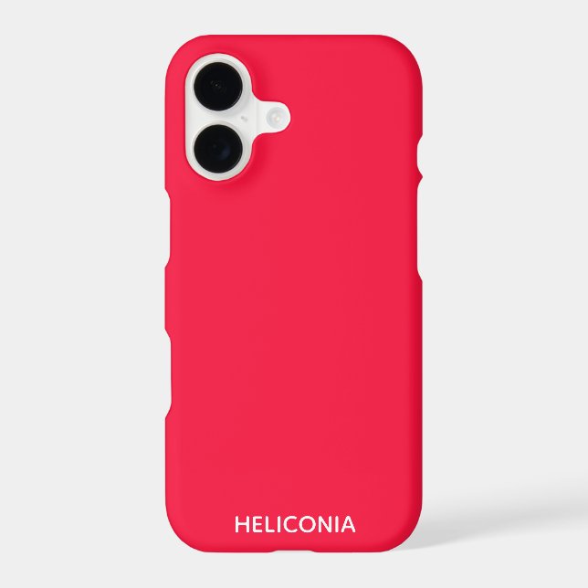 Heliconia red color name (Back)