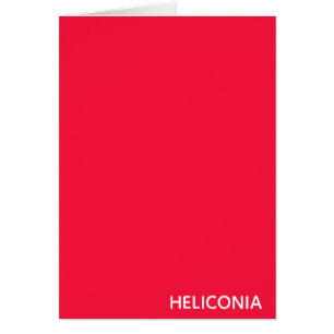 Heliconia red color name