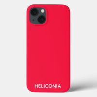 Heliconia red color name Case-Mate iPhone case
