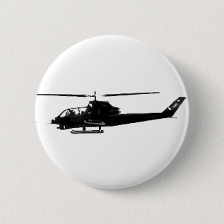 HELICOPTER 6 CM ROUND BADGE