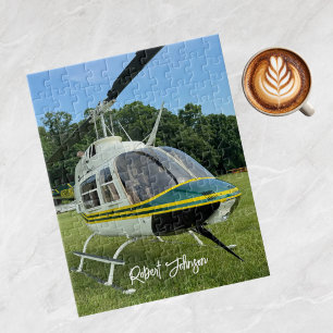 Helicopter Aeroplane Photo,Game Night,Personalised Jigsaw Puzzle