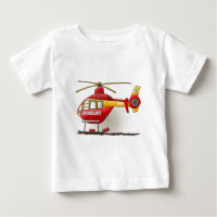 Helicopter Ambulance Baby T-Shirt