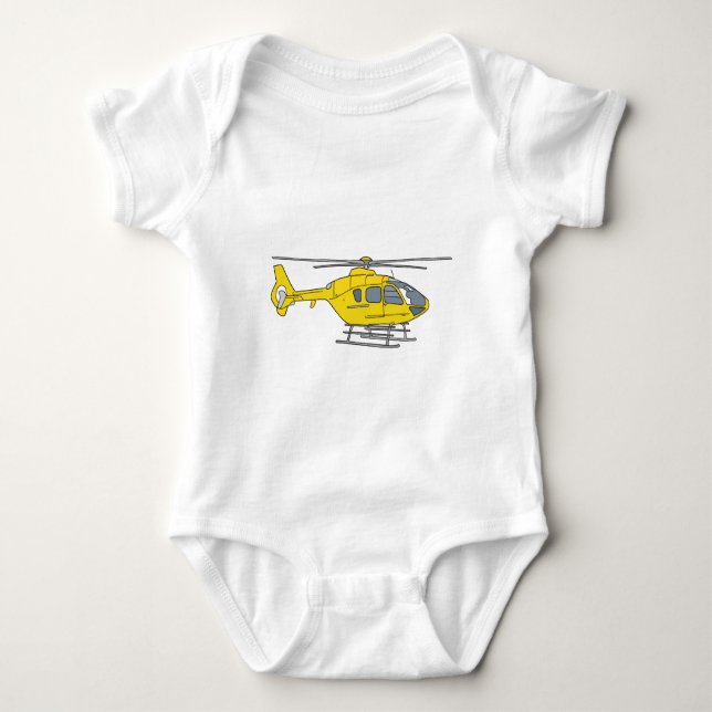Helicopter Baby Bodysuit (Front)