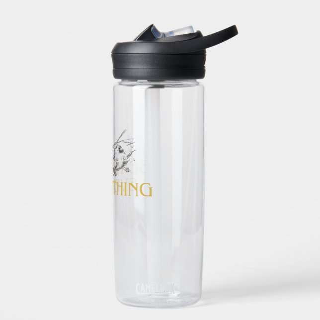 Helicopter beats everything water bottle (Left)