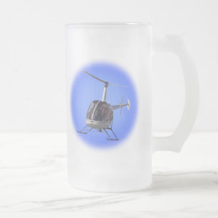 Helicopter Beer Glass Flying Chopper Mugs Steins